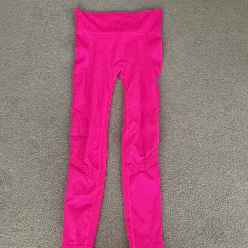 ALALA High Rise Seamless Leggings Hot Pink